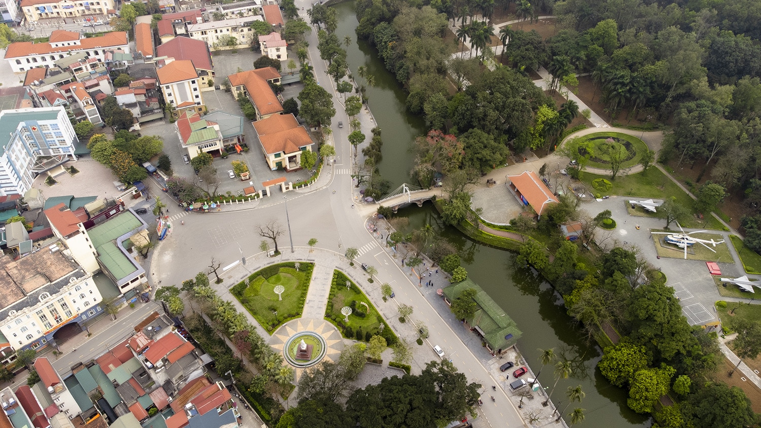 Khu vực phố đi bộ Thành Cổ Sơn Tây